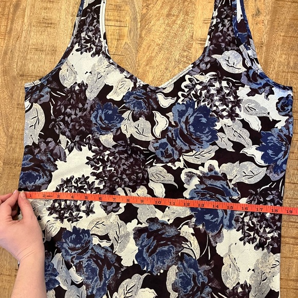 NWOT Free People Worth the Wait Floral Maxi Dress Dark Night XL Satin Slip - Picture 14 of 15